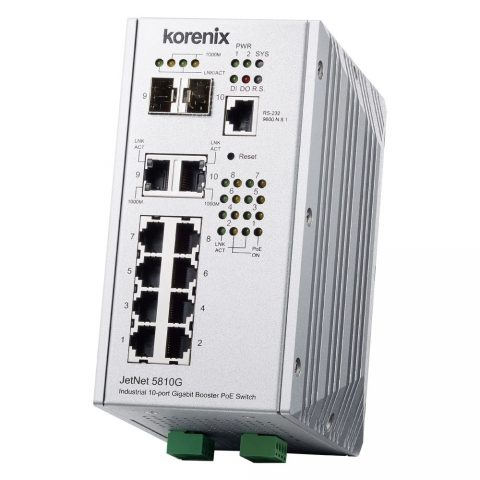 Endüstriyel 8 Port PoE Ethernet Switch